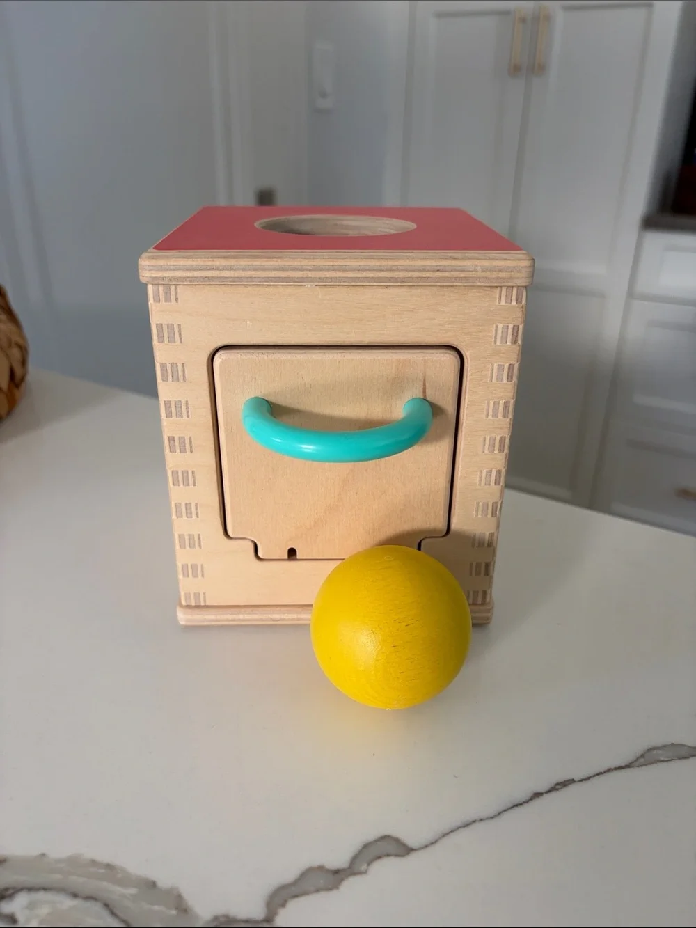 Lovevery Hide & Find Drop Box Baby Toy